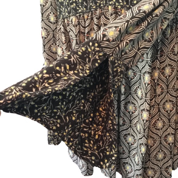 Free People Rolling Peplum Hill Tunic Top Small - Picture 4 of 6